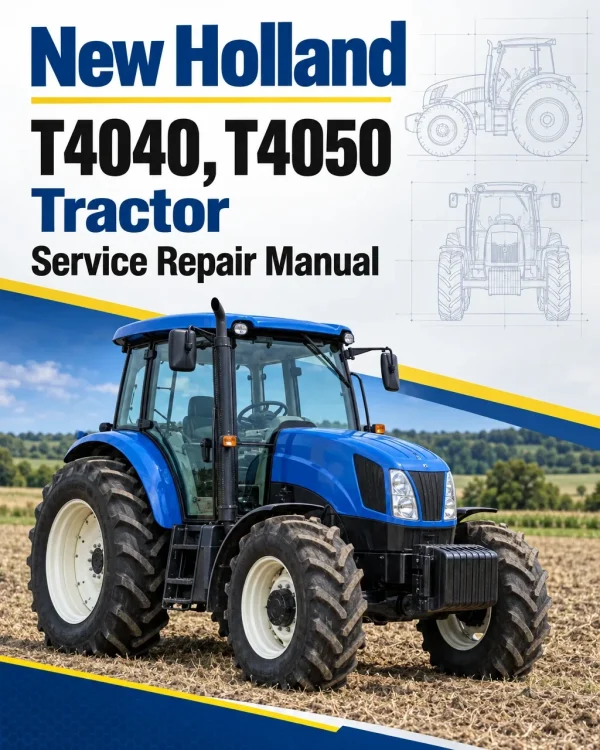 New Holland T4040, T4050 Tractor Service Manual New Holland T4040, T4050 Tractor Service Manual