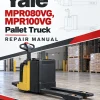 Yale MPR080VG, MPR100VG Pallet Truck A284 Series Repair Manual Yale MPR080VG, MPR100VG Pallet Truck A284 Series Repair Manual