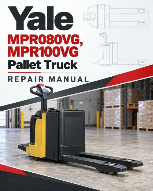 Yale MPR080VG, MPR100VG Pallet Truck A284 Series Repair Manual