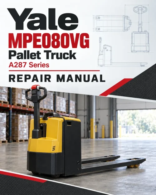 Yale MPE080VG Pallet Truck A287 Series Repair Manual