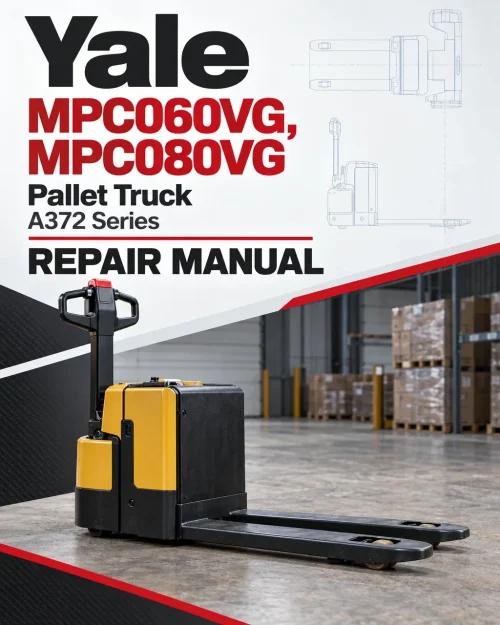 Yale MPC060VG, MPC080VG Pallet Truck A372 Series Repair Manual