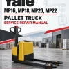 Yale MP16, MP18, MP20, MP22 Pallet Truck A428 Service Repair Manual