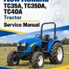 New Holland TC35A, TC35DA, TC40A Tractor Service Manual New Holland TC35A, TC35DA, TC40A Tractor Service Manual