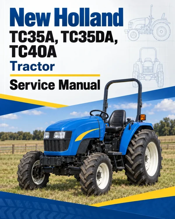New Holland TC35A, TC35DA, TC40A Tractor Service Manual New Holland TC35A, TC35DA, TC40A Tractor Service Manual