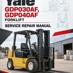 Yale GDP030AF, GDP040AF Forklift A810 Service Repair Manual