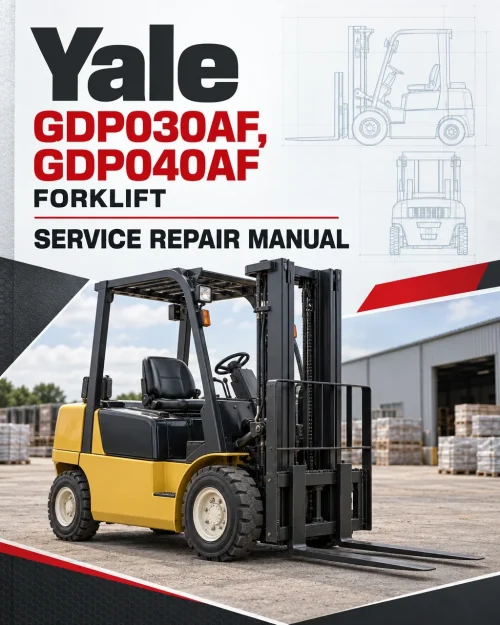 Yale GDP030AF, GDP040AF Forklift A810 Service Repair Manual Yale GDP030AF, GDP040AF Forklift A810 Service Repair Manual