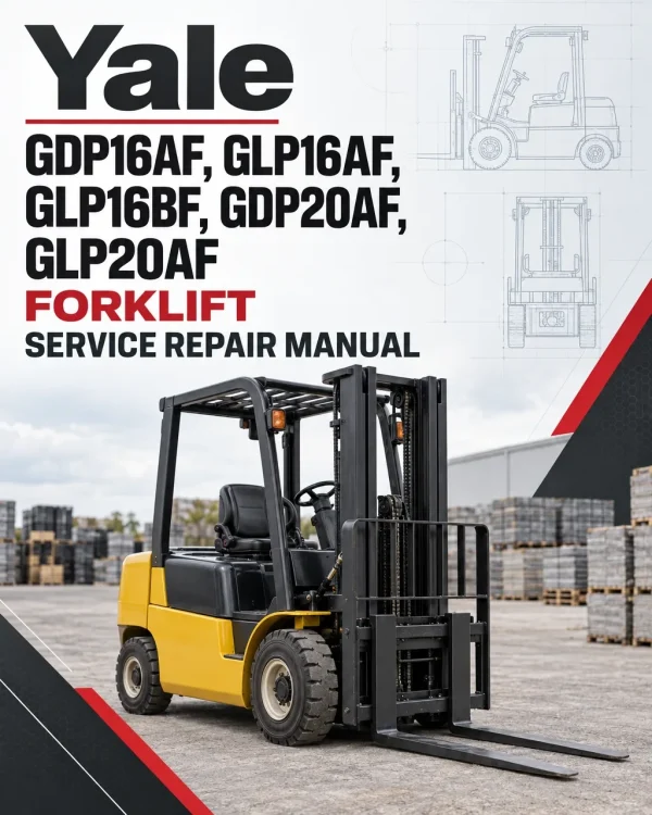 Yale GDP16AF, GLP16AF, GLP16BF, GDP20AF, GLP20AF Forklift A810 Service Repair Manual