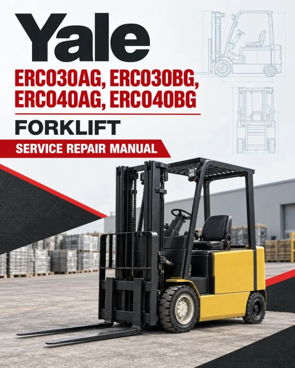 Yale ERC030AG, ERC030BG, ERC040AG, ERC040BG Forklift A814 Service Repair Manual Yale ERC030AG, ERC030BG, ERC040AG, ERC040BG Forklift A814 Service Repair Manual