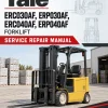 Yale ERC030AF, ERP030AF, ERC040AF, ERP040AF Forklift A814 Service Repair Manual Yale ERC030AF, ERP030AF, ERC040AF, ERP040AF Forklift A814 Service Repair Manual