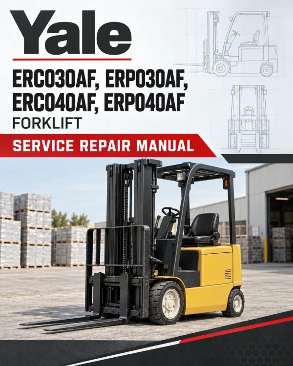 Yale ERC030AF, ERP030AF, ERC040AF, ERP040AF Forklift A814 Service Repair Manual Yale ERC030AF, ERP030AF, ERC040AF, ERP040AF Forklift A814 Service Repair Manual