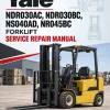 Yale NDR030AC, NDR030BC, NS040AD, NR045BC Forklift A815 Service Repair Manual Yale NDR030AC, NDR030BC, NS040AD, NR045BC Forklift A815 Service Repair Manual
