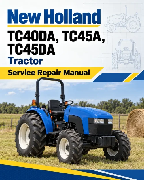 New Holland TC40DA, TC45A, TC45DA Tractor Service Manual