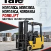 Yale NDR030CA, NDR030GA, NDR045CA, NDR045GA Forklift A861 Service Repair Manual