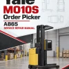 Yale MO10S Order Picker A865 Service Repair Manual