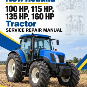 New Holland 100 HP, 115 HP, 135 HP, 160 HP Tractor Service Manual New Holland 100 HP, 115 HP, 135 HP, 160 HP Tractor Service Manual