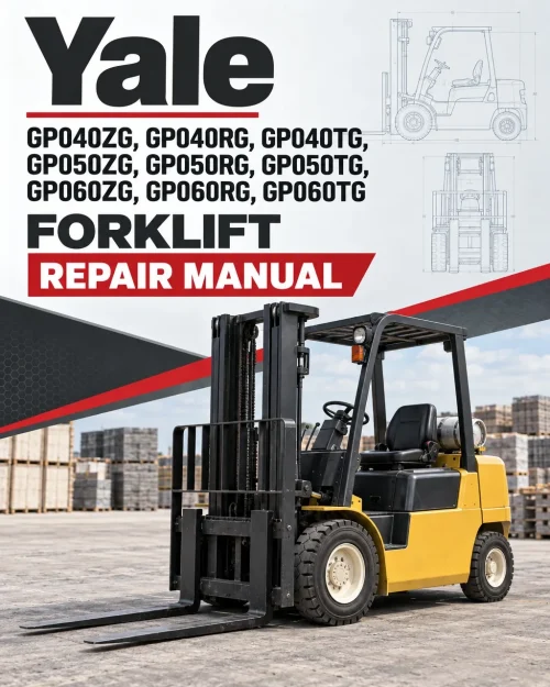 Yale GP040ZG, GP040RG, GP040TG, GP050ZG, GP050RG, GP050TG, GP060ZG, GP060RG, GP060TG Forklift A875 Repair Manual Yale GP040ZG, GP040RG, GP040TG, GP050ZG, GP050RG, GP050TG, GP060ZG, GP060RG, GP060TG Forklift A875 Repair Manual