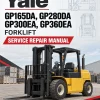 Yale GP165DA, GP280DA ,GP300EA, GP360EA Forklift A877 Service Repair Manual Yale GP165DA, GP280DA ,GP300EA, GP360EA Forklift A877 Service Repair Manual