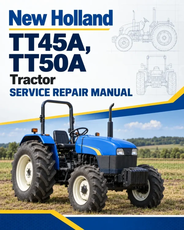 New Holland TT45A, TT50A Tractor Service Manual New Holland TT45A, TT50A Tractor Service Manual