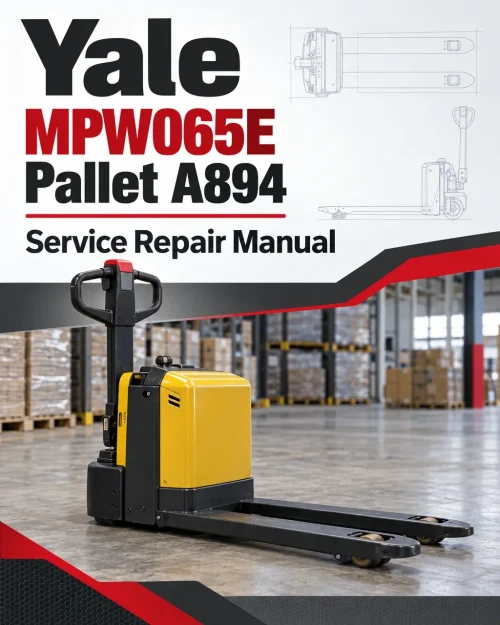 Yale MPW065E Pallet A894 Service Repair Manual Yale MPW065E Pallet A894 Service Repair Manual