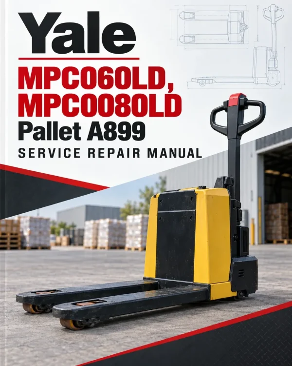 Yale MPC060LD, MPC0080LD Pallet A899 Service Repair Manual Yale MPC060LD, MPC0080LD Pallet A899 Service Repair Manual