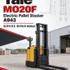 Yale MO20F Electric Pallet Stacker A943 Service Repair Manual