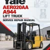 Yale AER020AA Lift Truck A944 Service Repair Manual