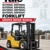 Yale GLP20UX, GDP20UX, GLP25UX, GDP25UX, GLP30UX, GDP30UX, GLP35UX, GDP35UX Forklift A960 Service Repair Manual