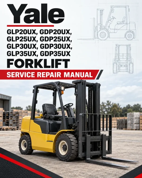 Yale GLP20UX, GDP20UX, GLP25UX, GDP25UX, GLP30UX, GDP30UX, GLP35UX, GDP35UX Forklift A960 Service Repair Manual