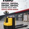 Yale ERP22VL, ERP25VL, ERP30VL, ERP35VL Electric Pallet Truck A976 Service Repair Manual