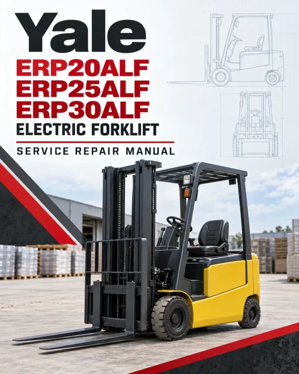Yale ERP20ALF, ERP25ALF, ERP30ALF Electric Forklift B216 Service Repair Manual