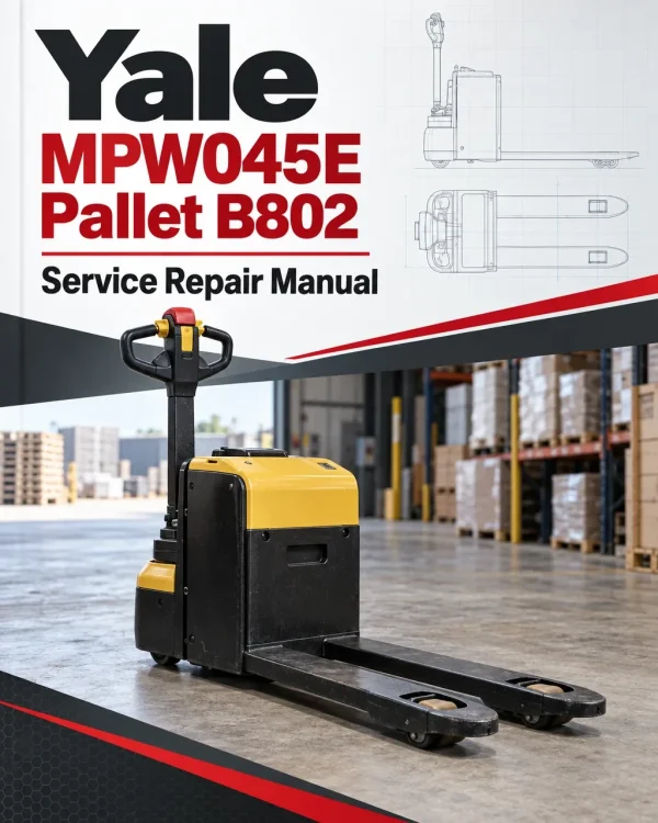Yale MPW045E Pallet B802 Service Repair Manual
