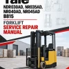 Yale NDR030AD, NR035AD, NR040AD, NR045AD B815 Forklift Service Repair Manual Yale NDR030AD, NR035AD, NR040AD, NR045AD B815 Forklift Service Repair Manual