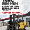 Yale GC070LG, GLC070LG, GC080LG, GLC080LG, GD100MG, GLC100MG, GD120MG, GLC120MG Forklift B818 Repair Manual