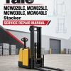 Yale MCW020LC, MCW025LC, MCW030LC, MCW040LC Stacker B819 Service Repair Manual