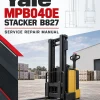 Yale MPB040E Stacker B827 Service Repair Manual Yale MPB040E Stacker B827 Service Repair Manual