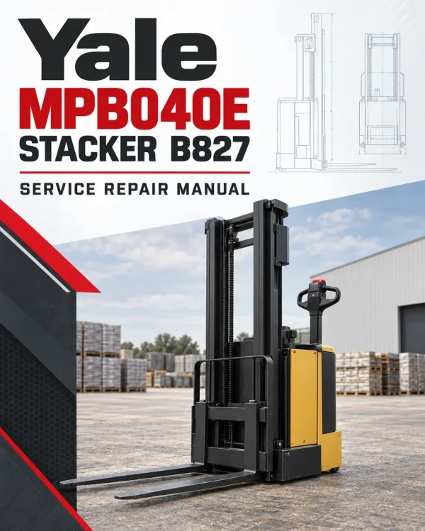 Yale MPB040E Stacker B827 Service Repair Manual Yale MPB040E Stacker B827 Service Repair Manual