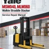 Yale MSW040, MLW060 Walkie Straddle Stacker B828 Service Repair Manual