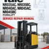 Yale NR035AC, NR035BC, NR040AC, NR045AC, NR045BC Forklift B829 Service Repair Manual