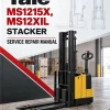 Yale MS1215X, MS12XIL Stacker B847 Service Repair Manual Yale MS1215X, MS12XIL Stacker B847 Service Repair Manual