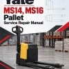 Yale MS14, MS16 Pallet B852 Service Repair Manual