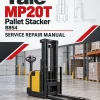 Yale MP20T Pallet Stacker B854 Service Repair Manual