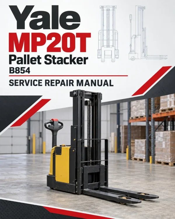 Yale MP20T Pallet Stacker B854 Service Repair Manual