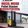 Yale MS12S, MS15S Pallet Stacker B855 Service Repair Manual