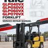 Yale GLP040VX, GLP050VX, GLP060VX, GLP070VX Forklift B875 Service Repair Manual Yale GLP040VX, GLP050VX, GLP060VX, GLP070VX Forklift B875 Service Repair Manual