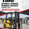 Yale GP040VX, GP050VX, GP060VX, GP070VX Forklift B875 Service Repair Manual Yale GP040VX, GP050VX, GP060VX, GP070VX Forklift B875 Service Repair Manual