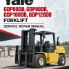 Yale GDP80DB, GDP90DB, GDP100DB, GDP120DB Forklift B876 Service Repair Manual