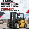 Yale GDP60CA, GLP60CA, GDP70CA, GLP70CA Forklift B878 Service Repair Manual