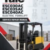 Yale ESC030AC, ESC035AC, ESC040AC Electric Forklift B883 Service Repair Manual