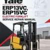Yale ERP13VC, ERP15VC Electric Forklift B888 Service Repair Manual