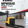 Yale MPW064E Pallet Truck B894 Service Repair Manual
